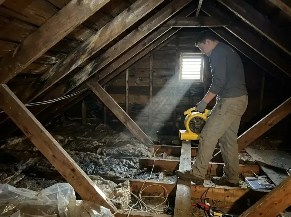 attic-water-damage-drying-proc-007 — frequently asked questions, Emergency Water Extraction & 24/7 Flood Response in Kingsla…